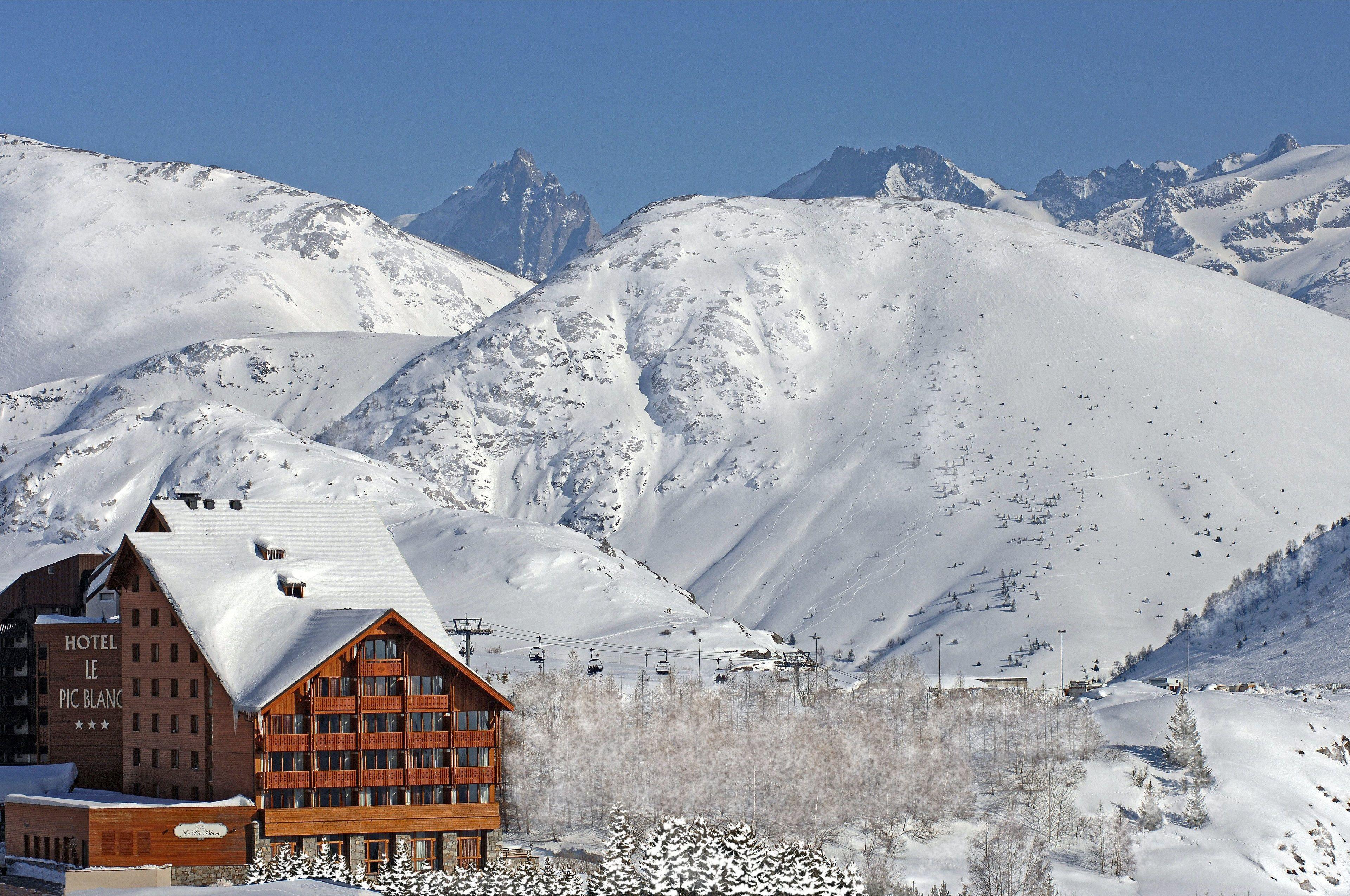 Le Pic Blanc Hotel Alpe d'Huez Bagian luar foto